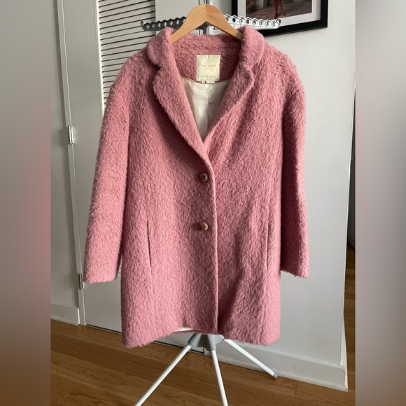 kate spade Jackets & Blazers - Kate Spade Pink Teddy Jacket